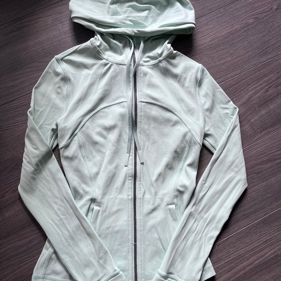 Lululemon define hooded jacket size 2 mint green casual comfy - Picture 1 of 6